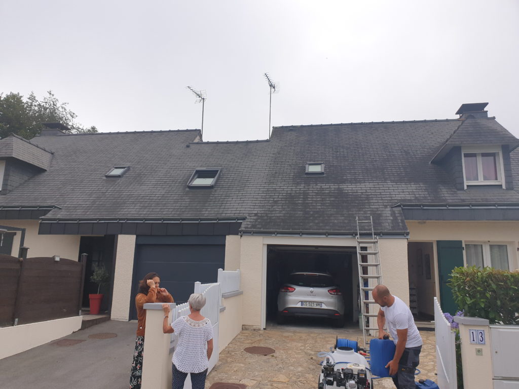 Résine hydrofuge toiture coloré - Couverture à Vannes (56) - ProToit