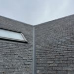 Réalisation d'une noue en aluminium noir